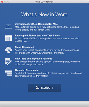 5-installer Office 2016 pour Mac